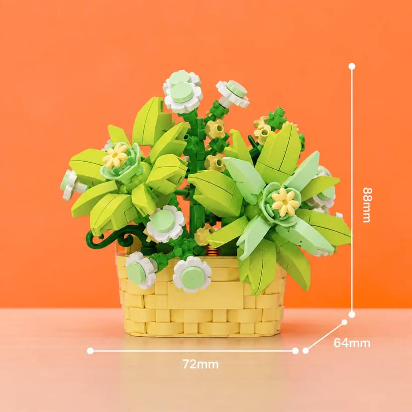 Light Green Flowering Gold Building Block (1Pc)