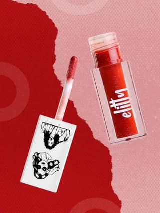 Elitty Jelly Lips - Lip Gloss High Shine Long Lasting Pretty Extra (Red) 4ml