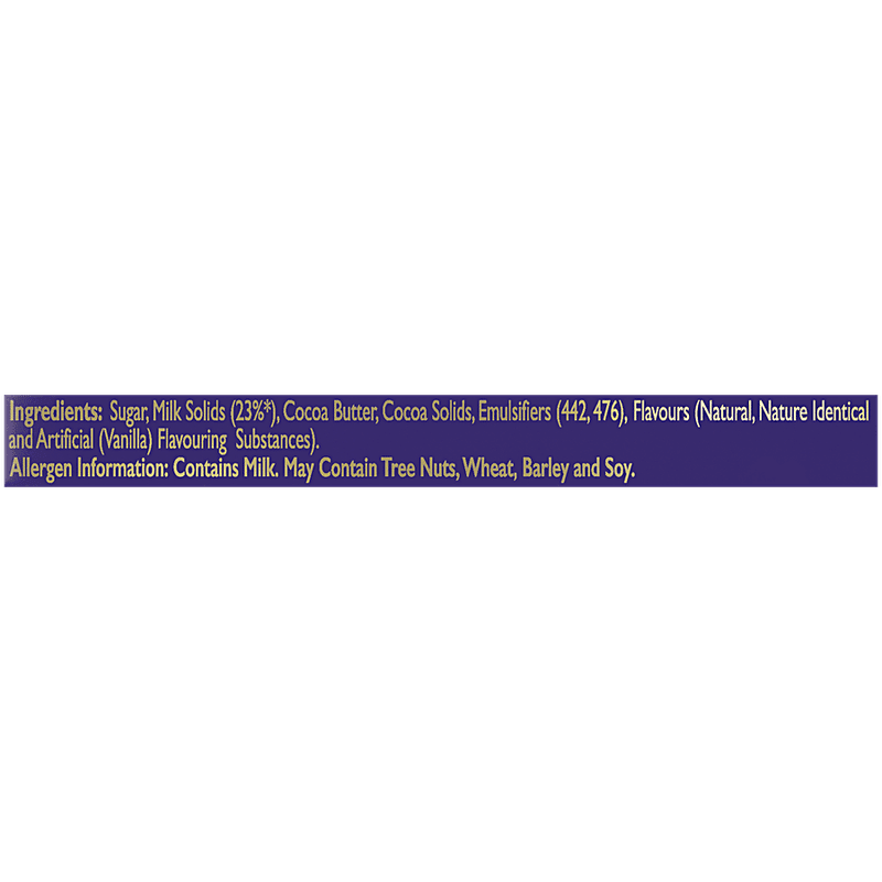 Cadbury Dairy Milk Chocolate Bar, 52 g view 4