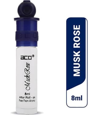 aco perfumes MUSK ROSE Concentrated Attar Roll On 8ml