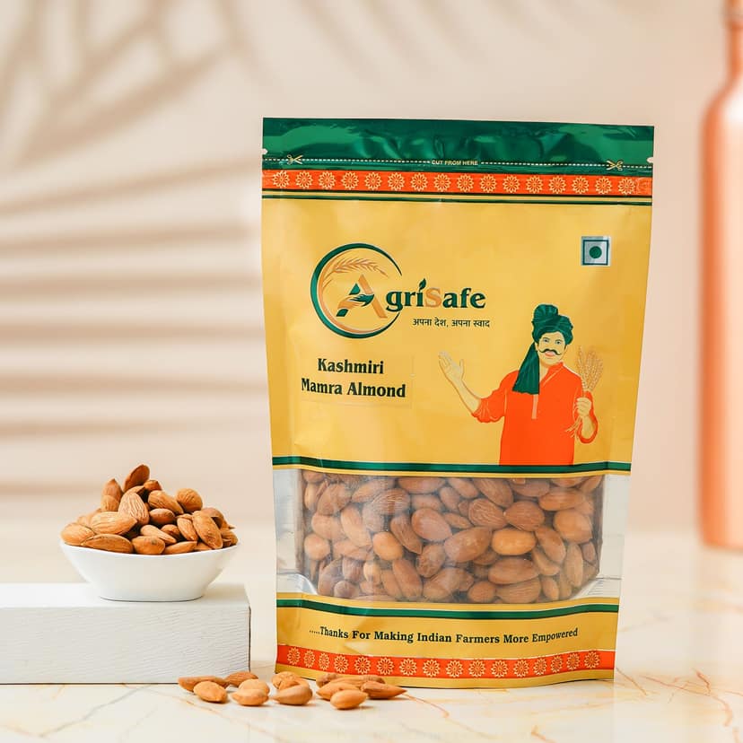 Agrisafe Kashmiri Mamra Almond 250 gm