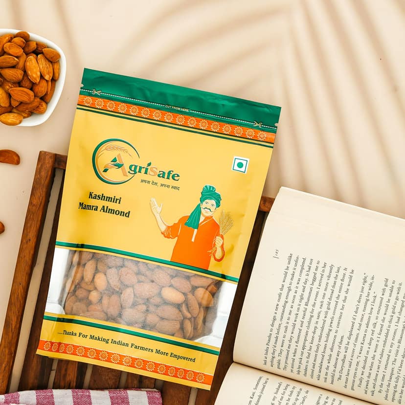 Agrisafe Kashmiri Mamra Almond 250 gm view 2