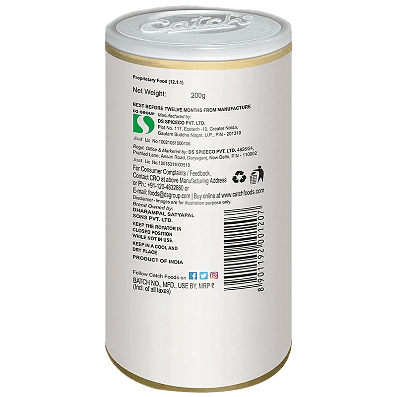 Catch Black Salt Sprinklers - Adds Flavour & Aroma, 200 G Can view 3