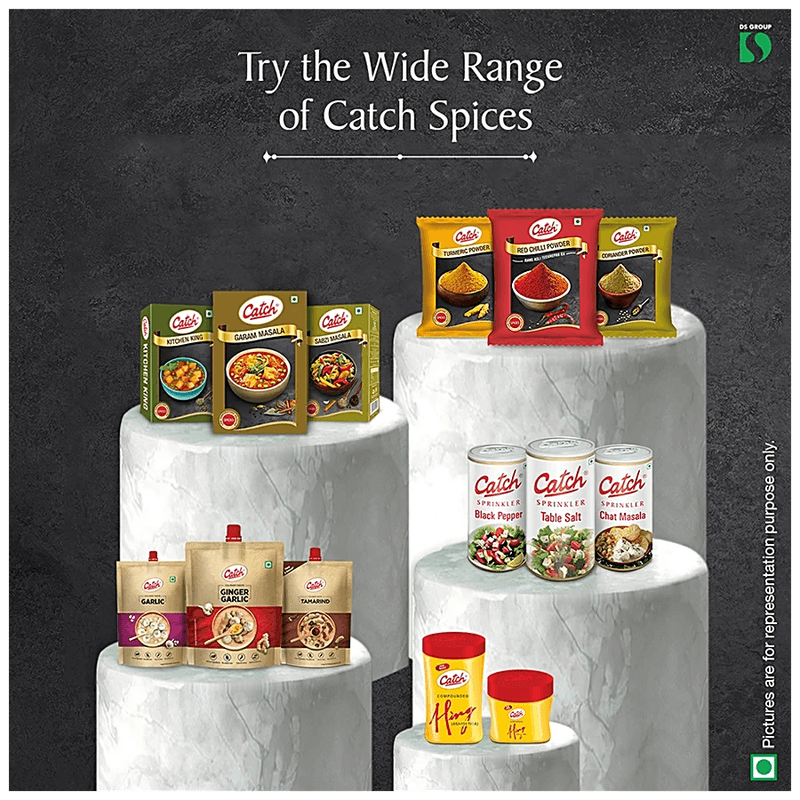 Catch Black Salt Sprinklers - Adds Flavour & Aroma, 200 G Can view 7