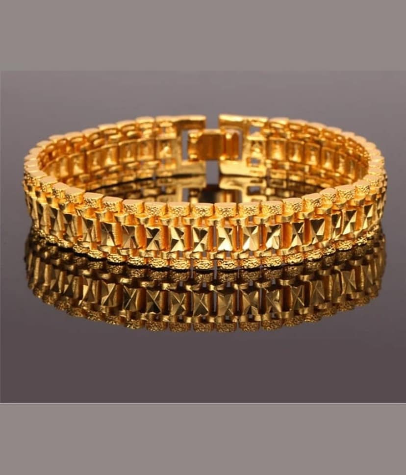 SHANKHRAJ MA LL Gold Bracelet ( Pack of 1 ) view 2
