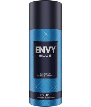 Envy Blue Exude Deodorant Spray for Men 165 ml ( Pack of 1 )