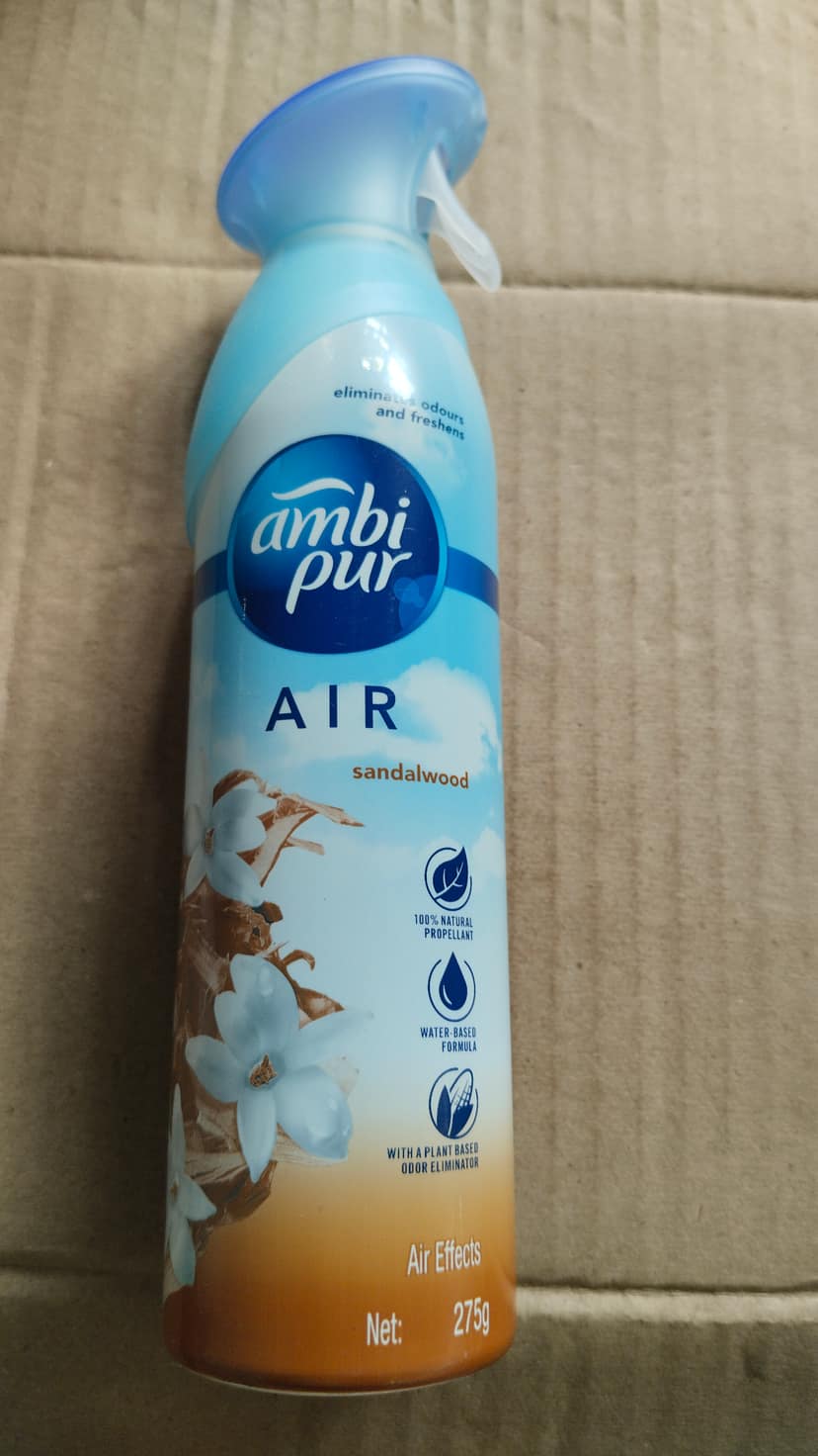 Ambi pure sandalwood air freshener spray