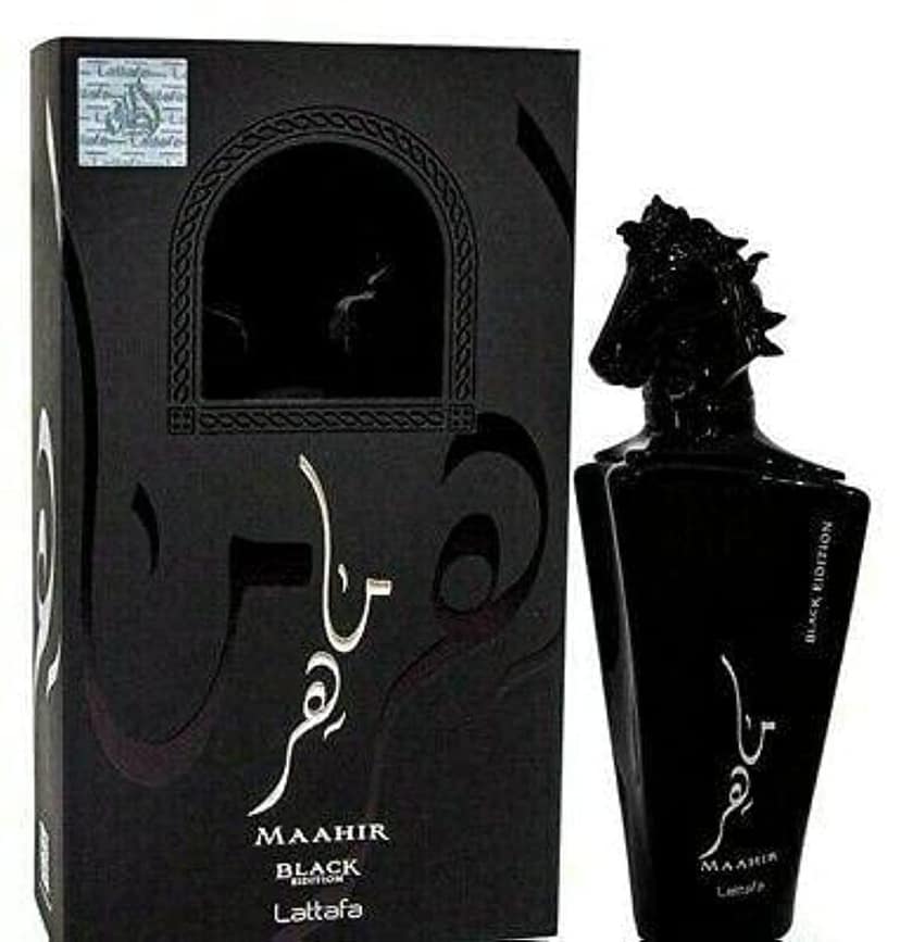Lattafa Maahir Black Eau De Parfum for Unisex 100ml Perfume Spray UAE Perfume Low Price view 2