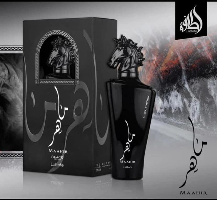 Lattafa Maahir Black Eau De Parfum for Unisex 100ml Perfume Spray UAE Perfume Low Price view 3
