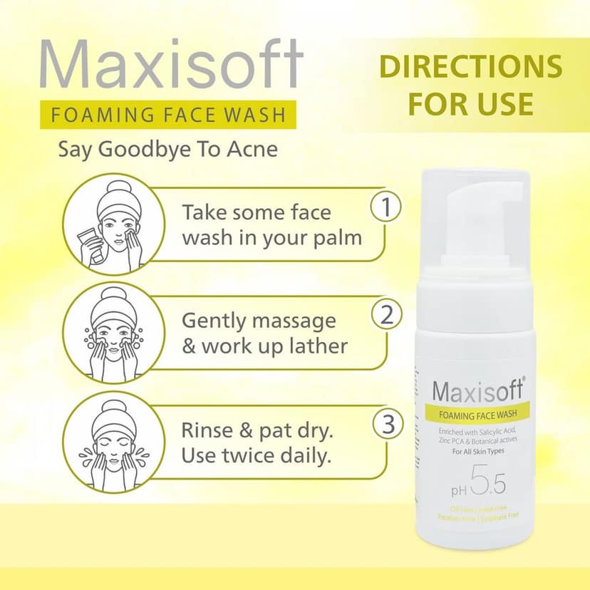 Maxisoft Anti Acne & Anti Pimple Foaming Face Wash (100 ml) view 8