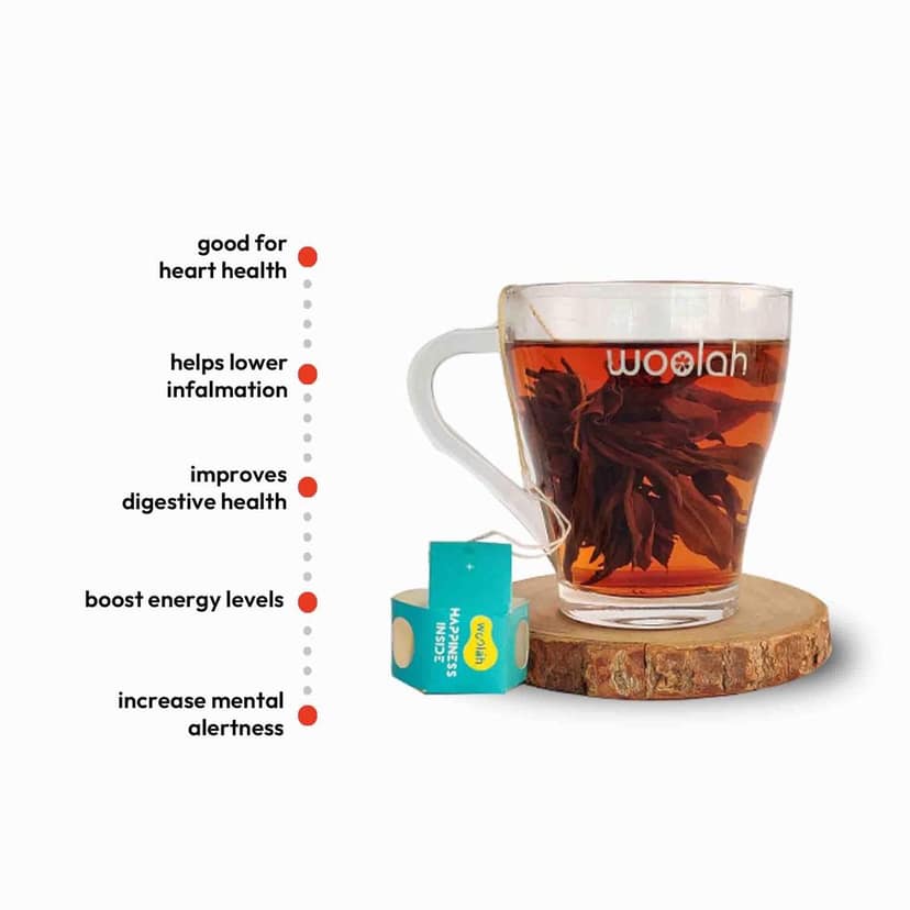 Woolah Rare Assam Tulsi Green Tea - World's 1st Bagless Whole Leaf Organic Tea Dip | 15 pcs | Single Origin Tea | Naturally Anti-Oxidant With Tulsi's Healing Properties | Plastic-free view 6
