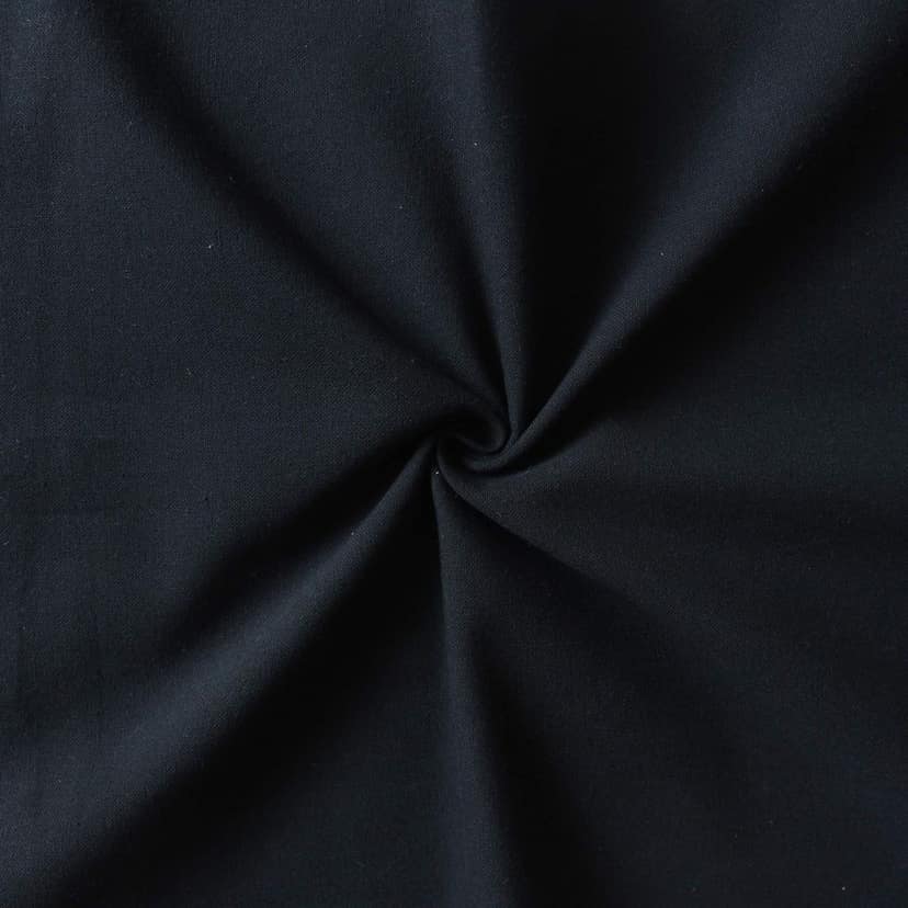 AIRWILL 100% Cotton Solid Pattern 4 Seater Square Table Cover Sized, 56x56 inches (Black, Pack of 1) view 2