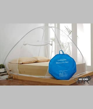 Healthgenie Double White Mosquito Net, Machardani