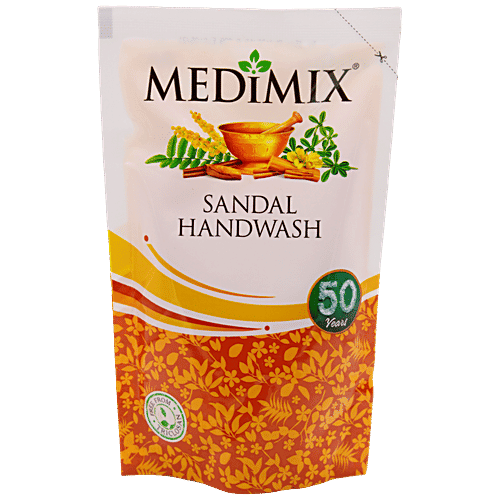 Medimix Handwash - Sandal, Keeping Your Hands Soft & Supple, 200 ml