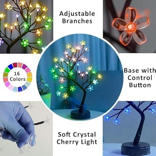 GLOWSERIE LED Cherry Blossom Tree Light with Remote Control view 2