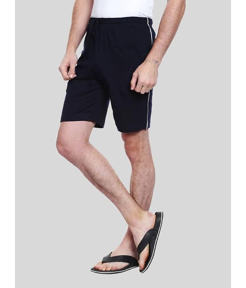 Allocate - Charcoal Cotton Blend Men's Shorts ( Pack of 1 ) view 2