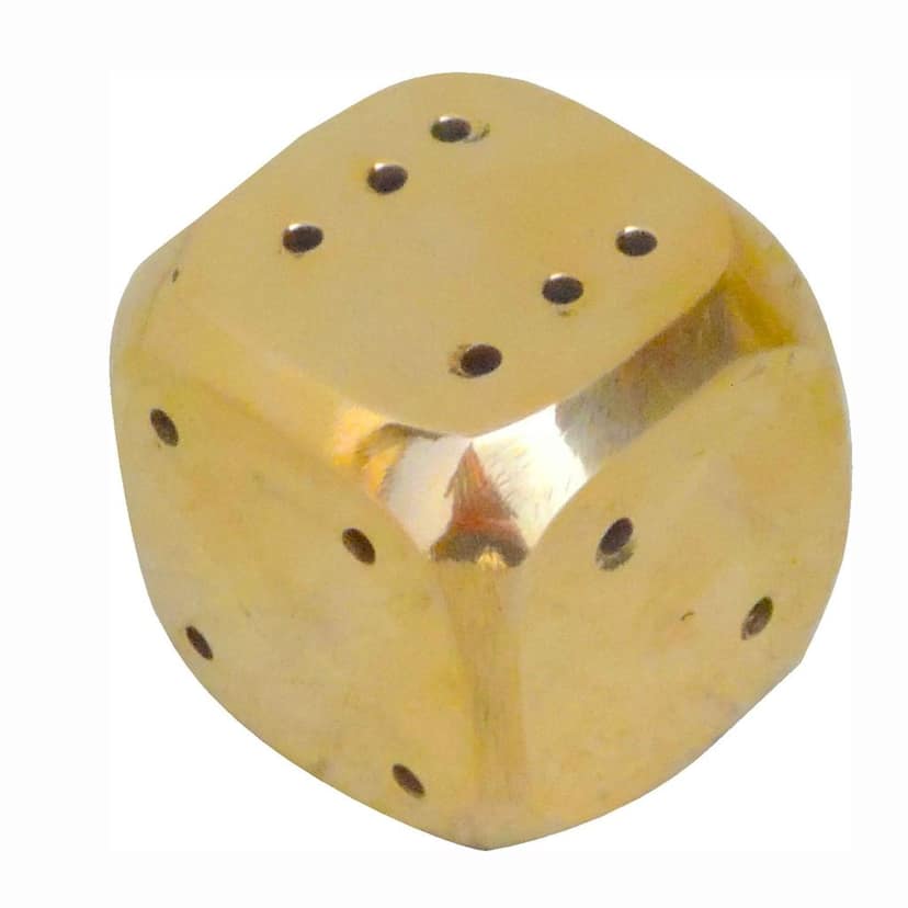 Brass Decorative Pasa, Dice (FMAS373 B) view 5