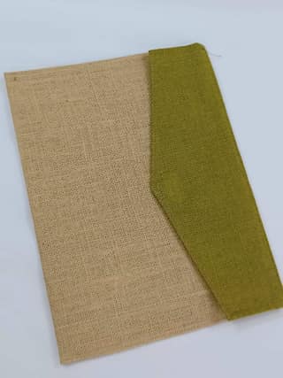 Jute Office File Folder Olive (A4 Size)