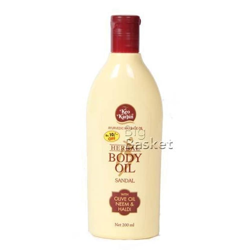 Keo Karpin Herbal Body Oil - Sandal, 200 Ml