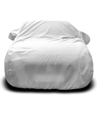 Autoretail Dust Proof Car Body Polyster Cover For Hyundai Fluidic Verna Without Mirror Pocket Silver (Pack Of 1)