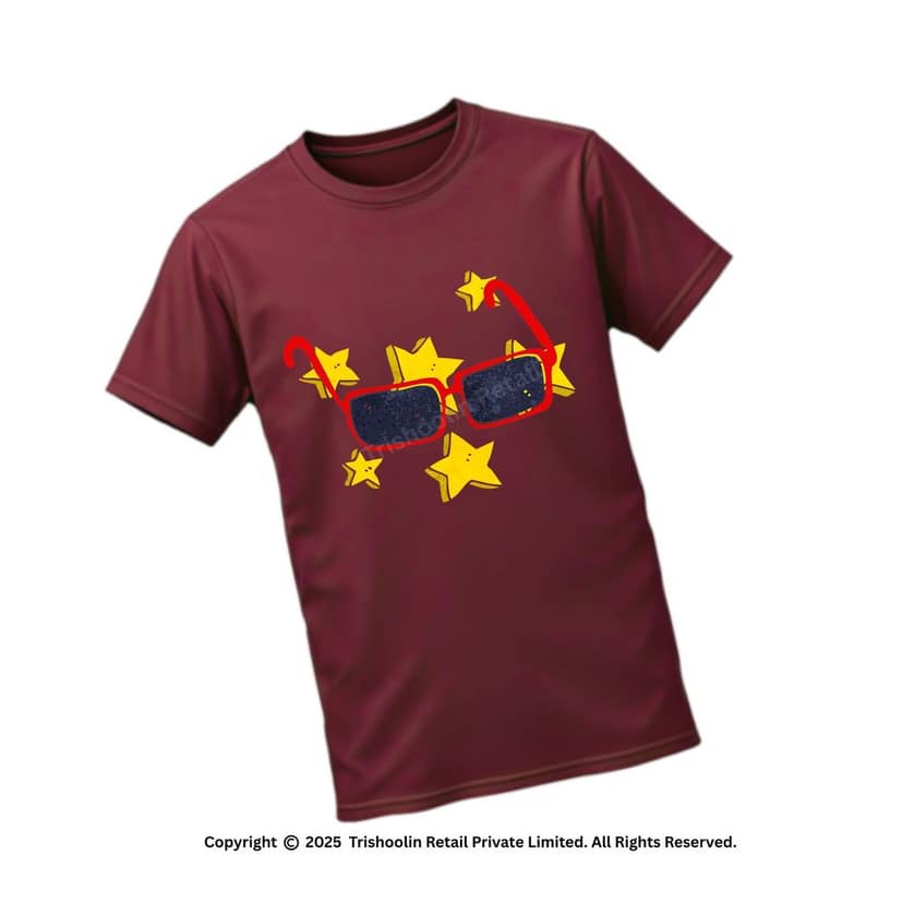 Trishoolin SSHAYU Printed T-Shirt | Design 10356MB | Regular Fit | Crew Neck / Round Neck Half Sleeve | Pack of 1 view 2