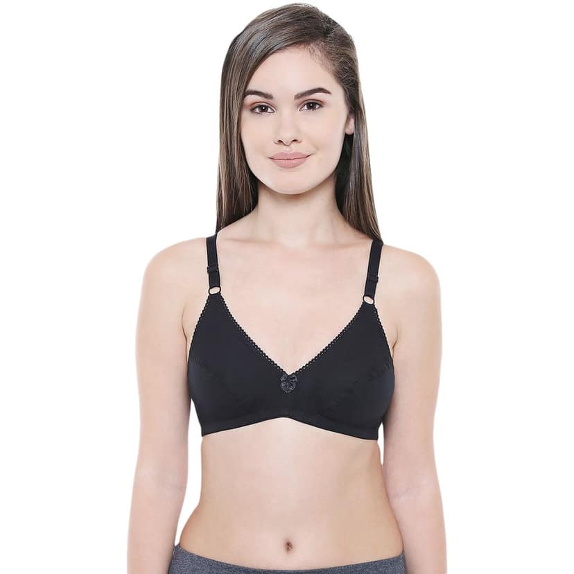 Bodycare Women Cotton Full Coverage Non Padded Regular Bra Pack - 2 E5507SB view 2