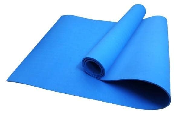 FAIRBIZPS Yoga Mat -4mm For Women Yoga Mat for Men Exercise mat for home workout yoga Mat for women GYM Mat Anti-skid Yoga Mat (Blue Pack of 2) view 2