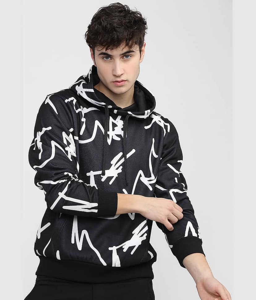 Highlander Polyester Round Neck Men's Sweatshirt - Black ( Pack of 1 )