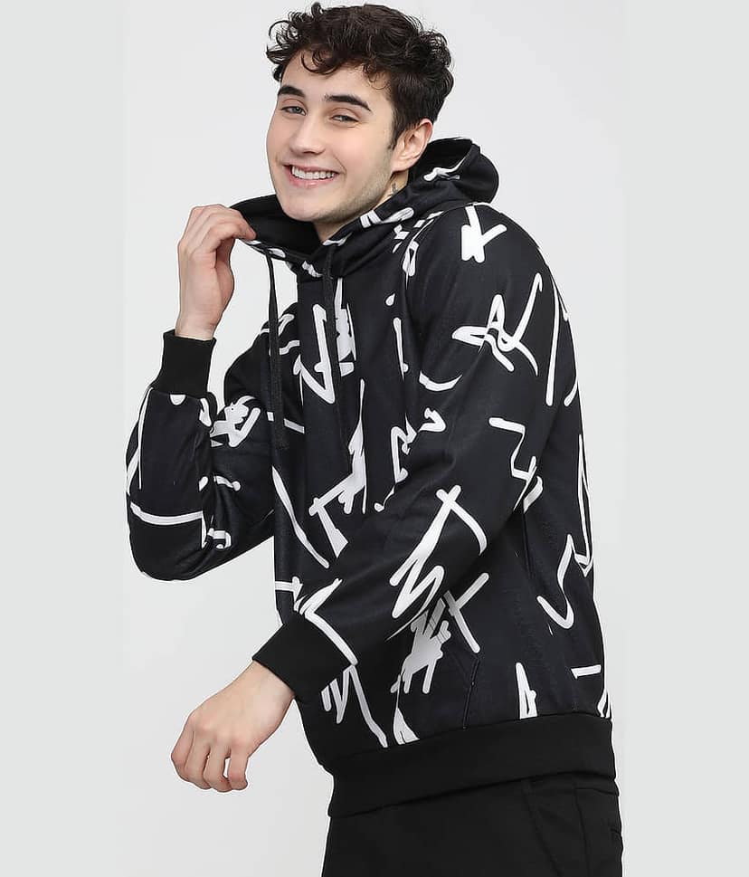 Highlander Polyester Round Neck Men's Sweatshirt - Black ( Pack of 1 ) view 2