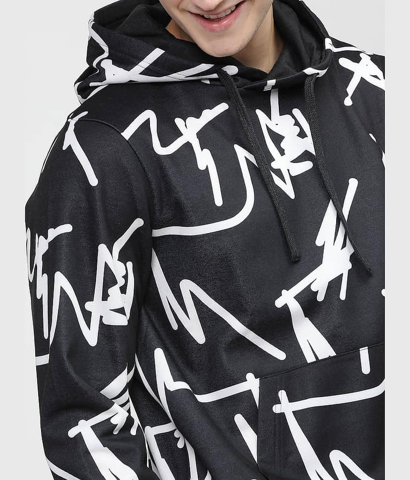 Highlander Polyester Round Neck Men's Sweatshirt - Black ( Pack of 1 ) view 4