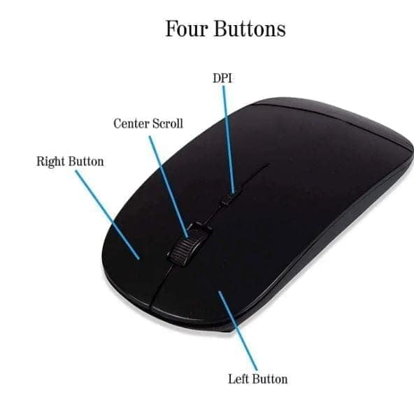 Wireless Mouse High-Speed 2.4GHz for Laptop and Desktop view 5