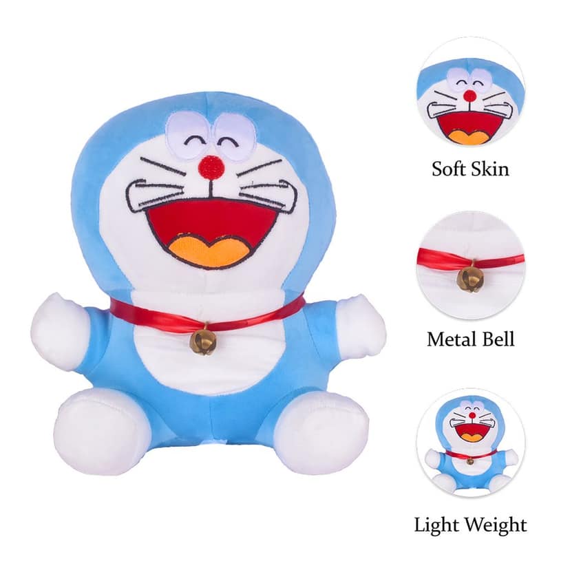 Doremon Soft Toys blue | Doremon Soft Toys | Doremon Stuffed Animal | Giant Doremon Plush | Doremon Plush Toy | Stuffed Doremon Toy | Doremon Cuddly Toy | Soft Doremon Toy | Mini Doremon Plush view 2