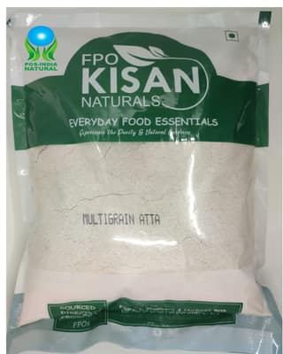 Kisan Naturals Multigrain Atta - 1kg
