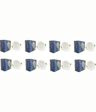 Remen Led Lites - 9W Cool Day Light LED Bulb ( Pack of 8 )
