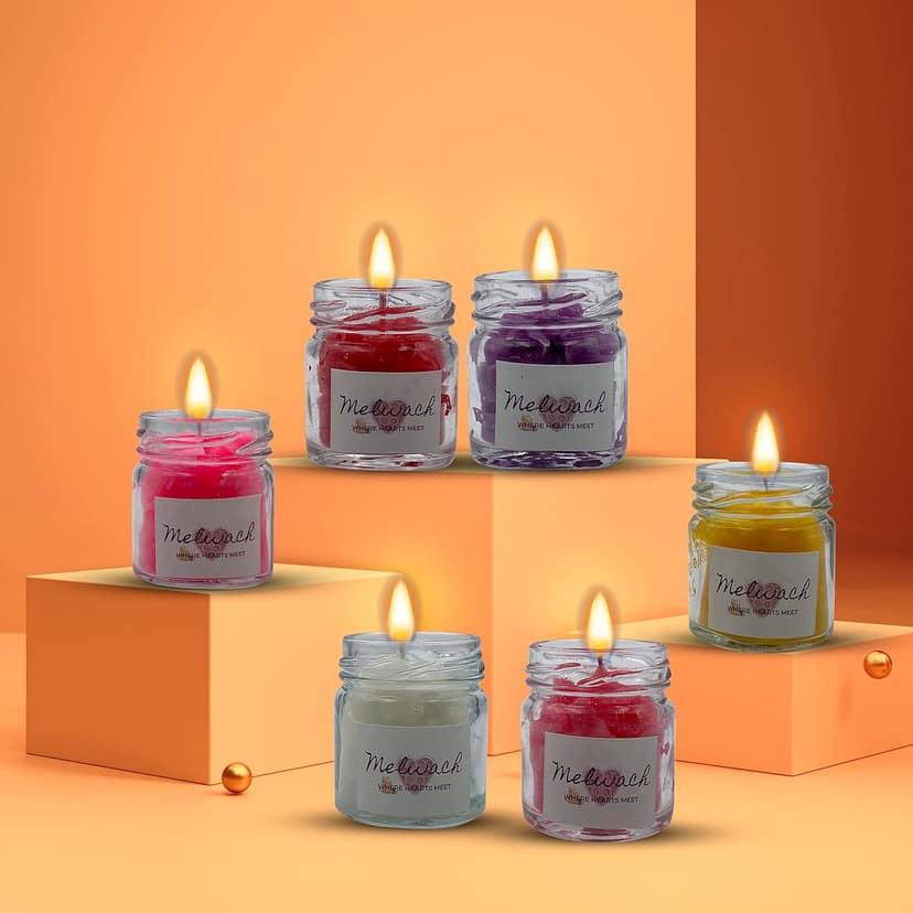 Aroma Candles Paraffin Wax, 6 x 25g view 2