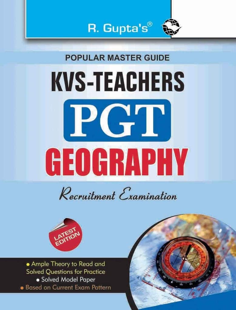 KVS: Geography Teachers (PGT) Recruitment Exam Guide: Geography (PGT) Teachers Exam Guide (Geography Guide) [Paperback] [Jan 15, 2025] RPH Editorial Board