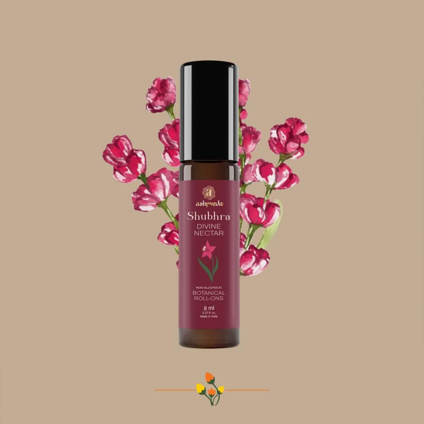 Ashpveda Shubhra Divine Nectar Natural Roll-On Attar