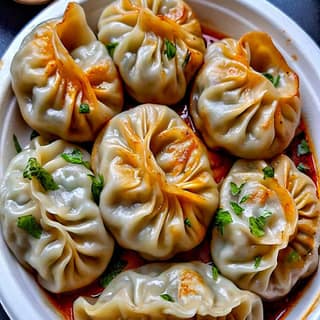 Steamed mix veg momos