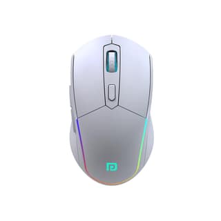 Portronics Toad One Bluetooth Mouse with 2.4 GHz & BT 5.3 Dual Wireless, 6 Buttons, Rechargeable, RGB Lights, Connect 3 Devices, Ergonomic Design for Laptop, Smartphone, Tablet (White) Portronics Toad One Bluetooth Mouse with 2.4 GHz & BT 5.3 Dual Wirele
