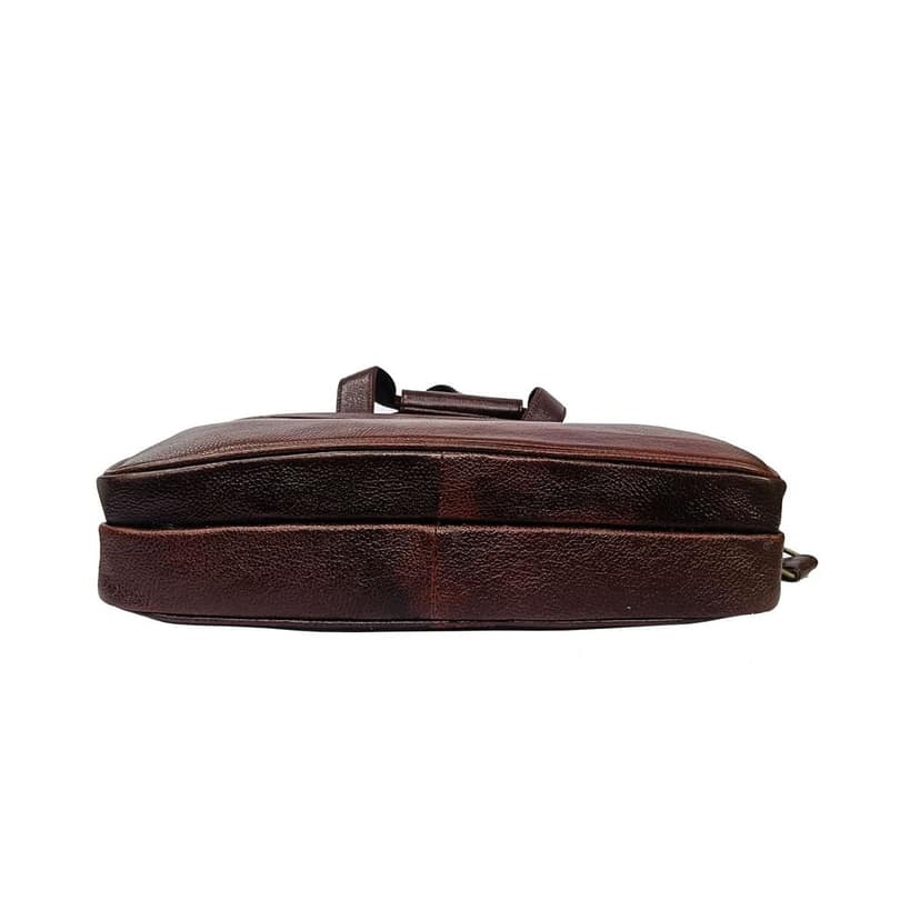 FHS OfficeElite Genuine Leather Laptop Briefcase: Where Professionalism Meets Style view 5
