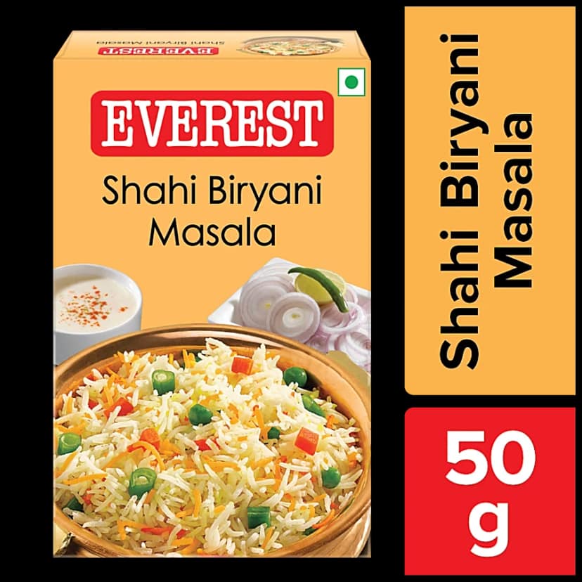 Everest Masala - Shahi Biryani, 50 G Carton