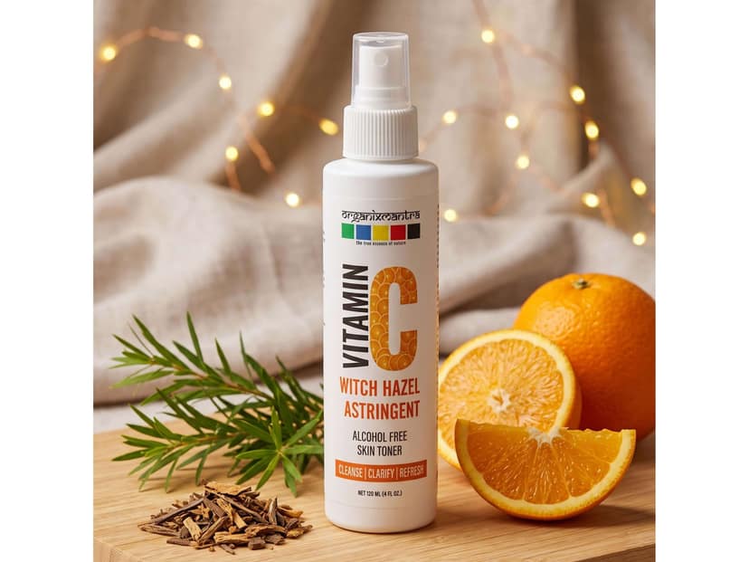 Organix Mantra Vitamin C & Tea Tree Witch Hazel Astringent Skin Toner - 120ML