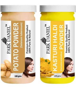 Park Daniel Potato & Kasturi Haldi Powder Hair Mask 200 g Pack of 2