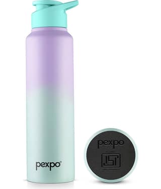 Pexpo Craft Blue Stainless Steel Fridge Water Bottle 950 mL ( Set of 1 )