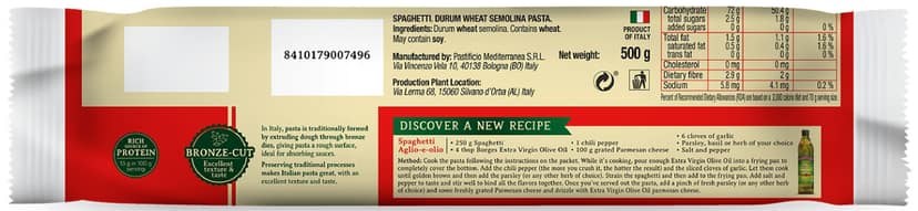 Borges Spaghetti Durum Wheat Pasta view 2