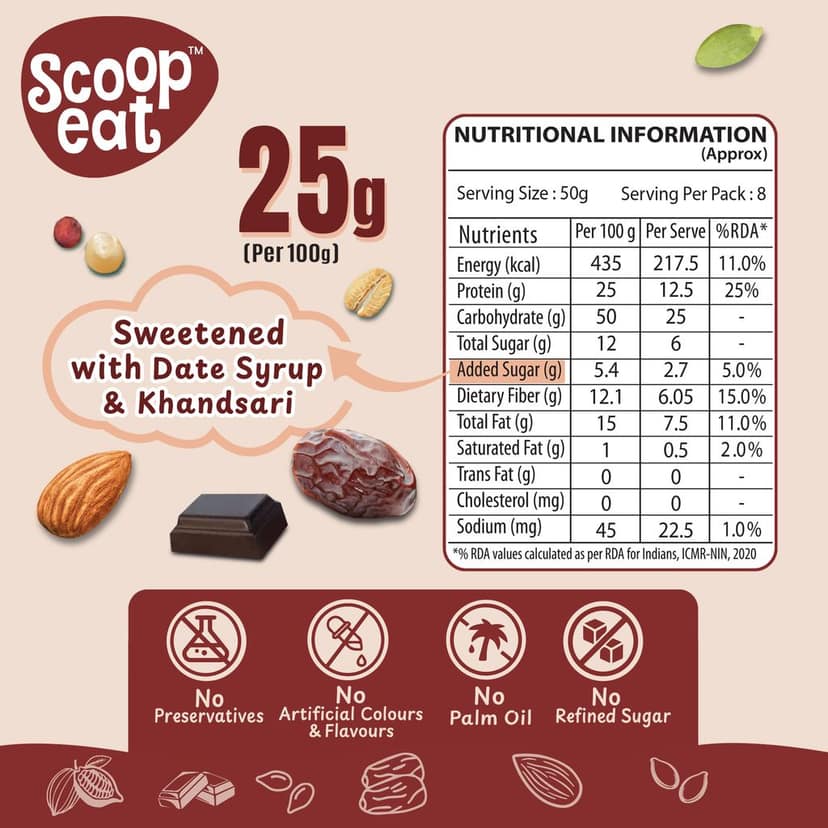 Scoopeat 25gm High Soy Protein Muesli- 400gm view 4