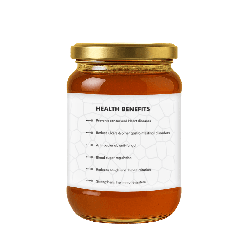 Aayug Raw Honey, Pure and Unprocessed, Wild Forest Organic Honey (500 gm) view 2