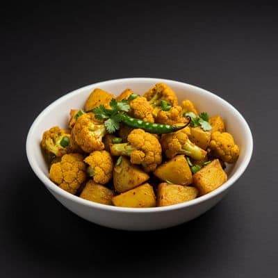 Aloo Gobhi Dry Fry
