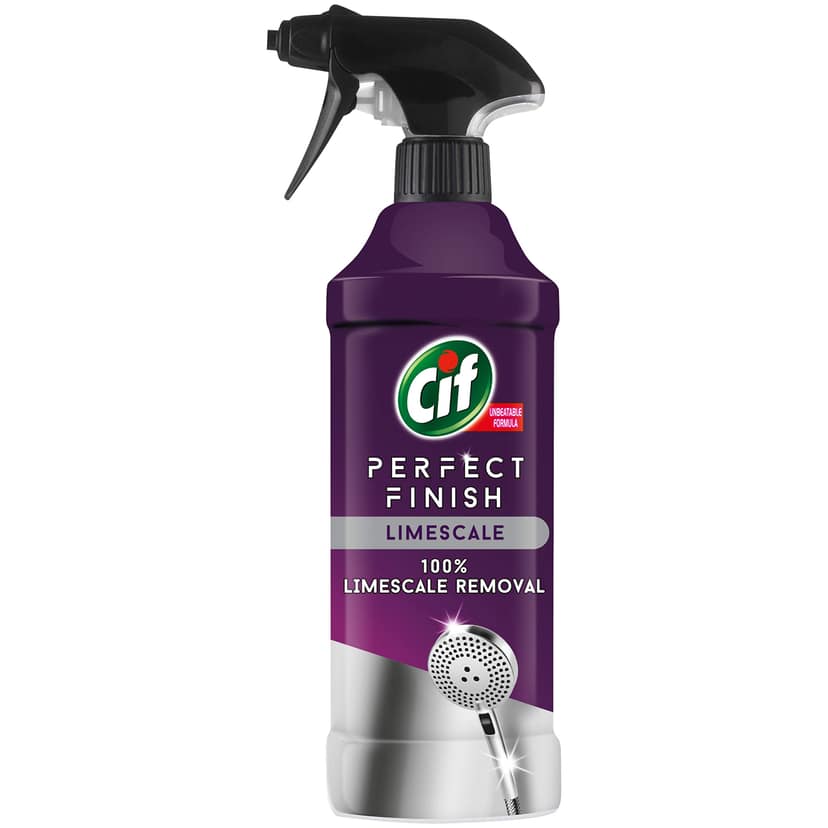 Cif Perfect Finish Multi-Purpose Cleaner Spray - Limescale Removal, For All Surfaces, 435 ml