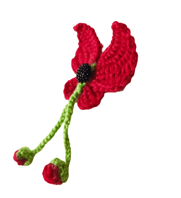 Handmade Crochet Butterfly Clip (pack of 2) view 3